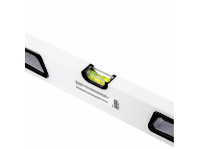 Уровень алюминиевый, 800 мм, усиленный, рукоятки, фрезерованный, 3 глазка, магнитный Gross