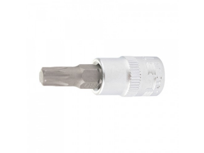 Головка с битой вставкой SL5,5 , квадрат 1/4", CrV, // STELS