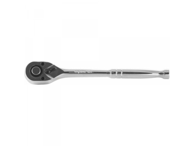 Рукоятка трещоточная 1/4"DR, металлическая ручка 72 зубца, Ombra 281401