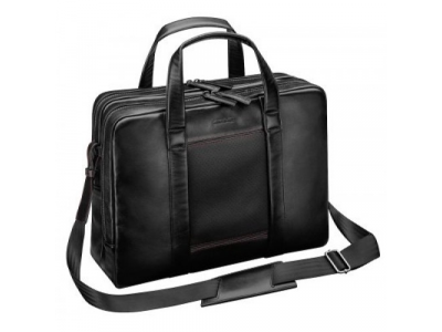 Кожаная деловая сумка Mercedes-Benz AMG Business Bag, Black, артикул B66952986